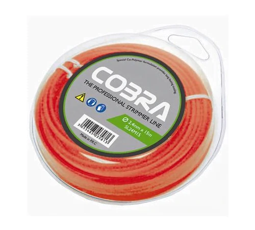 Cobra 2.4mm Round Nylon Strimmer Line (44M Pack)