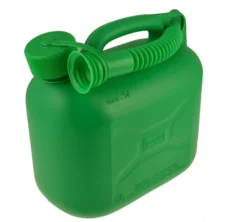 Green 5 Litre Plastic Fuel Can