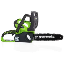 Greenworks 40v Cordless 12″ Chainsaw G40CS30K2 C/w Battery And Charger