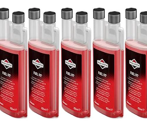 Five 250ml Bottles Briggs & Stratton Fuel Fit Stabiliser 992381