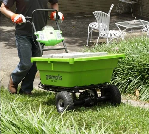 Greenworks 40v Self-Propelled Cart With 2 X Batteries And Charger - Image 5