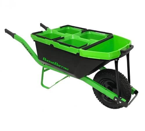 BucketBarrow URBAN88 Wheelbarrow With Buckets And Scoop - Image 3