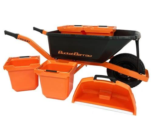 BucketBarrow Pro88 Wheelbarrow With Buckets And Scoop - Image 2